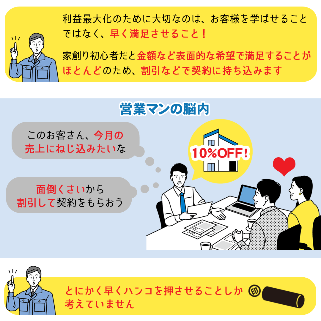 「営業マンは、とにかくハンコを押させることしか考えていません」